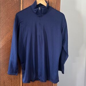 Men’s Patagonia Capilene Quarter Zip Size Large Blue Hiking Outdoor